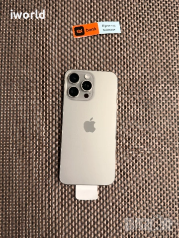 100% 🔋 Батерия⚠️ iPhone 15 Pro MAX ❗️лизинг от 24€/мес Natural❗️ Titanium 256GB