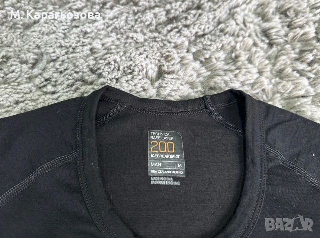 Мъжка Icebreaker Bodyfit 200, Размер М, снимка 4 - Тениски - 55179570