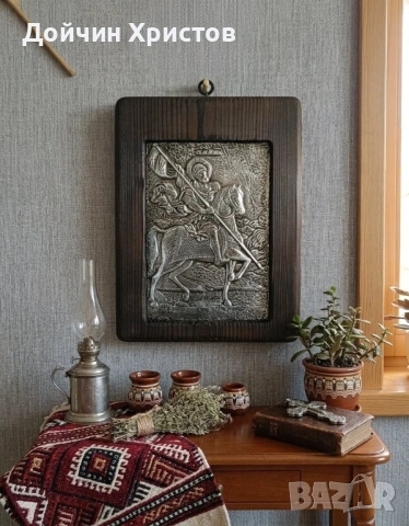 Свети Мина , снимка 2 - Икони - 54673465