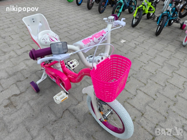 X Детски велосипед 14" FLOWER candy, снимка 5 - Велосипеди - 54395003