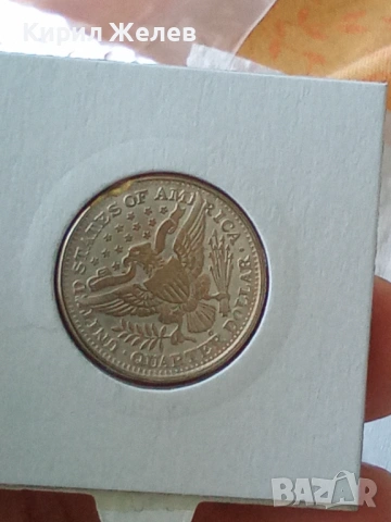 Сребърна монета America USA QUARTER DOLLAR 52344, снимка 8 - Нумизматика и бонистика - 54817347