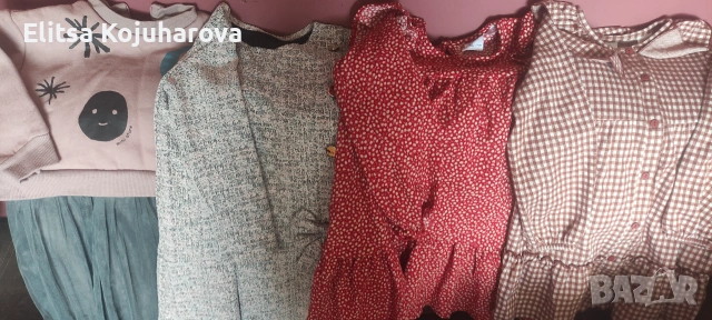 Лот от детски есенни роклички Zara и Carnival kids