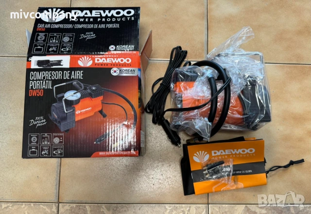 КОМПРЕСОР ЗА ГУМИ DAEWOO 12V DW50 НОВ!!!