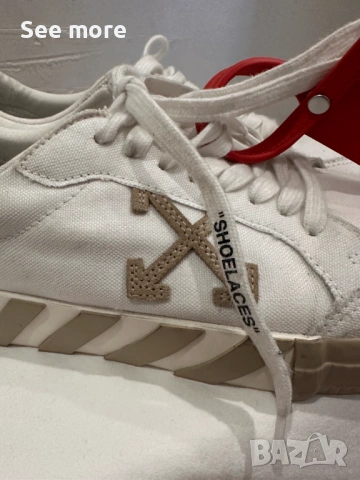 OFF-WHITE Low Top cloth Trainers Унисекс 41, снимка 6 - Спортни обувки - 54208653