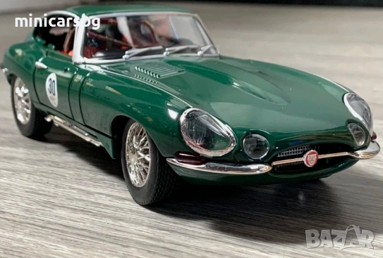 Метални колички: Jaguar E-Type 1961 Coupe, снимка 3 - Колекции - 53978713