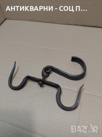 Соц Стар Ръчно Кован Ченгел За Дране На Животни. НОМЕР 391., снимка 4 - Антикварни и старинни предмети - 54237767