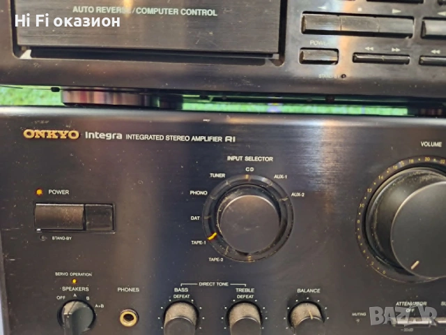 Комплект R1   ONKYO Integra A-807 * TA-RW222 * DX7011, снимка 8 - Ресийвъри, усилватели, смесителни пултове - 54814875