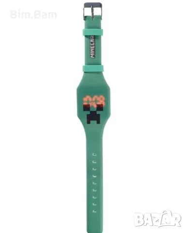 Оригинален детски LED часовник Minecraft, снимка 2 - Детски - 55396317