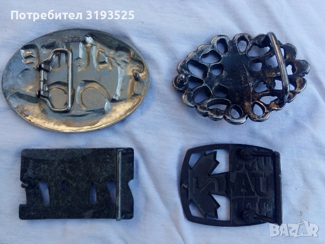Токи за колани 4 броя, снимка 2 - Колани - 51624499