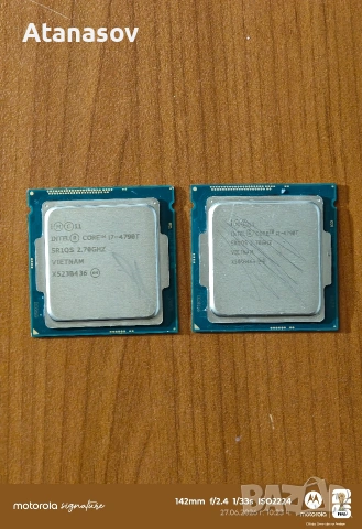 i7 4790T сокет 1150, снимка 2 - Процесори - 55067341