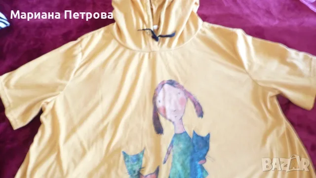 Дамски памучни суичъри, размер 5XL - 2 броя, снимка 4 - Суичъри - 55472860