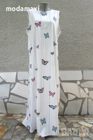 3XL Нова дълга бяла рокля Miss Look , снимка 3 - Рокли - 54984306
