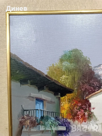 Слънце от Малага“ – Авторска испанска живопис (H. Sopeña), снимка 5 - Картини - 53966434