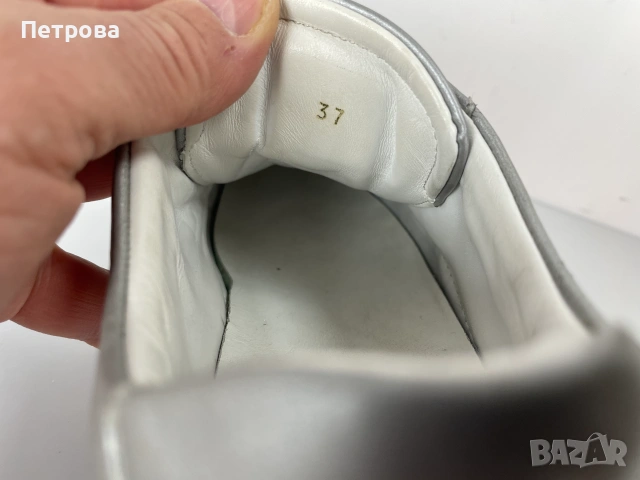 MCM Сиви кожени маратонки 37 Оригинал, снимка 10 - Маратонки - 55223528
