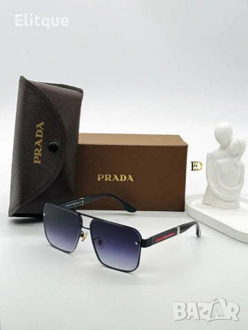 слънчеви очила prada с ув защита,кутия , калъф и кърпичка на марката , снимка 3 - Слънчеви и диоптрични очила - 54215008