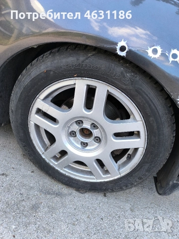 Алуминиеви джанти 5x100 16 цола Audi,Vw,Seat,Skoda, снимка 2 - Гуми и джанти - 54594332