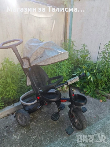 Детска Триколка BYOX EXPLORE СИВА, снимка 2 - Детски велосипеди, триколки и коли - 55010598