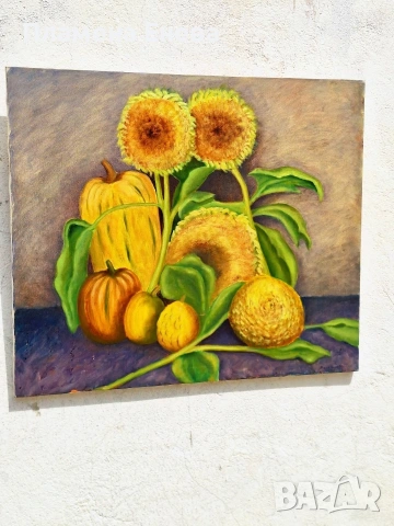 Авторски натюрморт , снимка 10 - Картини - 54224582