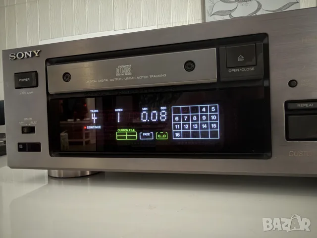 SONY CDP-X33ES CD Player X33ES, снимка 7 - Ресийвъри, усилватели, смесителни пултове - 55563471
