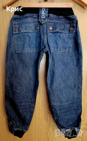 D&G оригинални дамски 7/8 дънки, снимка 3 - Дънки - 54390602