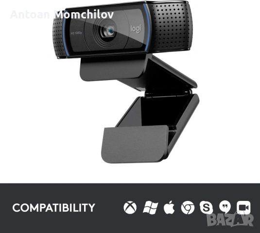Уеб камера Logitech C920 Pro HD 1080p, снимка 10 - Камери - 55092053