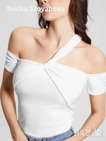 Топ Guess, размер С, бял цвят