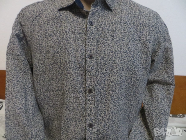 Мъжки ризи с дълъг ръкав лен , снимка 2 - Ризи - 50943822