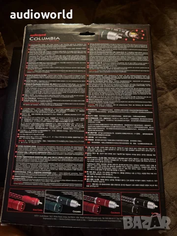 🅰🆄🅳🅸🅾🅿🅷🅸🅻🅴*AUDIOQUEST COLUMBIA AUDIO INTERCONNECT WITH RCA 1.5M CABLES 72V DBS, снимка 6 - Аудиосистеми - 55658407