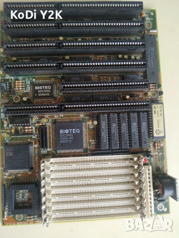 Дънна платка с процесор 386 DX -33MHz за ретро компютър, снимка 2 - Дънни платки - 55284919