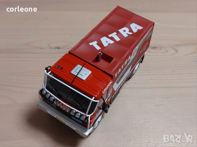 TATRA 815 4x4 Dakar 1990 - мащаб 1:43 на DeAgostini моделът е нов в блистер, снимка 7 - Колекции - 55125948