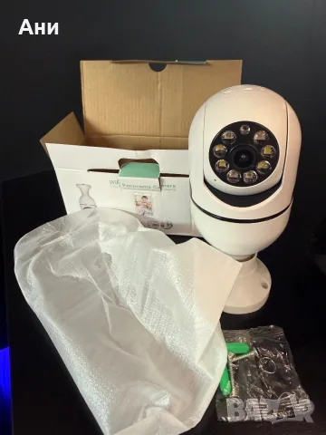 Камера крушка с Wifi 1080P, снимка 2 - IP камери - 55504536