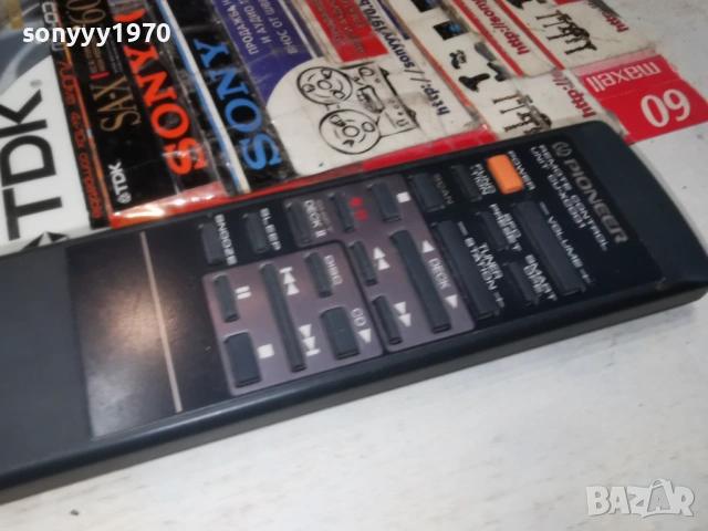 PIONEER CU-XC001 AUDIO REMOTE-ВНОС SWISS 0205261901М, снимка 12 - Ресийвъри, усилватели, смесителни пултове - 54391372