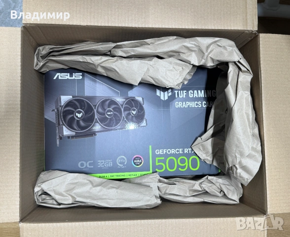 Видеокарта ASUS TUF Gaming RTX 5090 OC 32GB GDDR7, снимка 10 - Видеокарти - 54253782