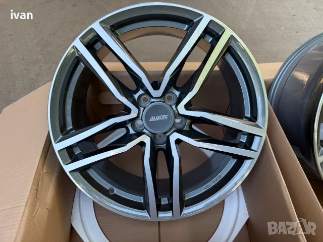 4 бр. чисто нови алуминиеви джанти Alutec 19 цола 5x112, централен отвор 66.5, ET20, 8J, снимка 7 - Гуми и джанти - 55323048