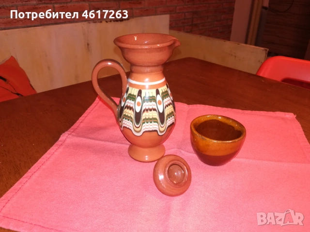 Керамика троянска шарка, снимка 4 - Аксесоари за кухня - 54060331