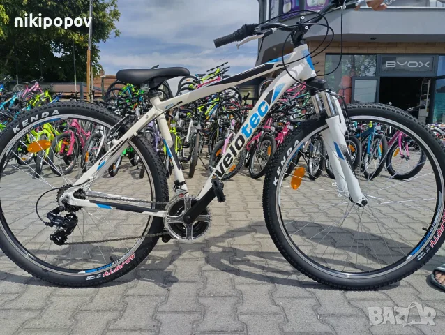 PA Алуминиев велосипед 29" Velotec PRO бял/син