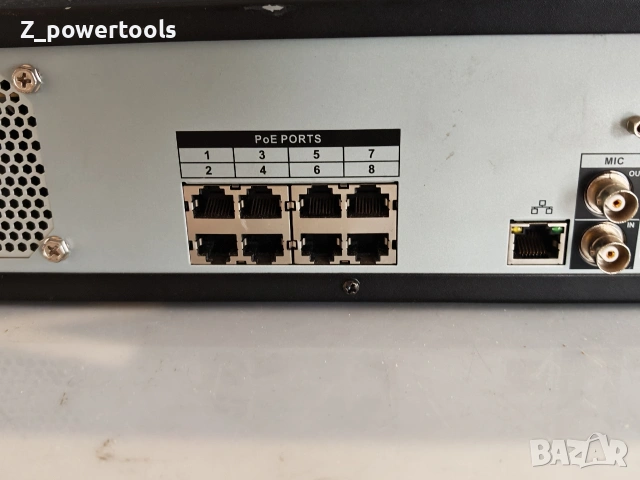 8-канален PoE мрежов видеорекордер NVR + 2TB HDD Western Digital RE (За профилактика / Тест), снимка 4 - Друга електроника - 54888906