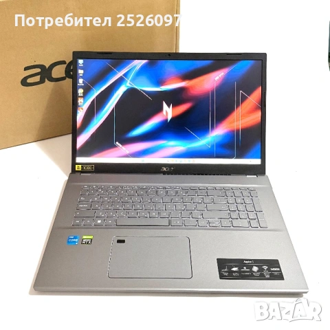 Acer Aspire 5/17.3” IPS/i5-1240p/32GB RAM/RTX 2050/1TB NVMe