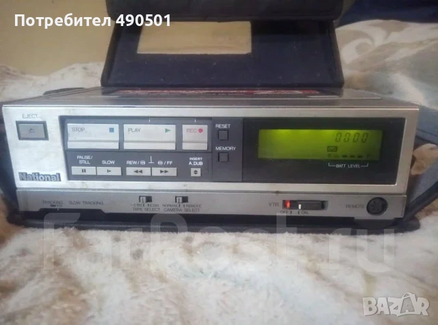 Видео рекордер National NV-180 vhs, снимка 2 - Плейъри, домашно кино, прожектори - 54773296