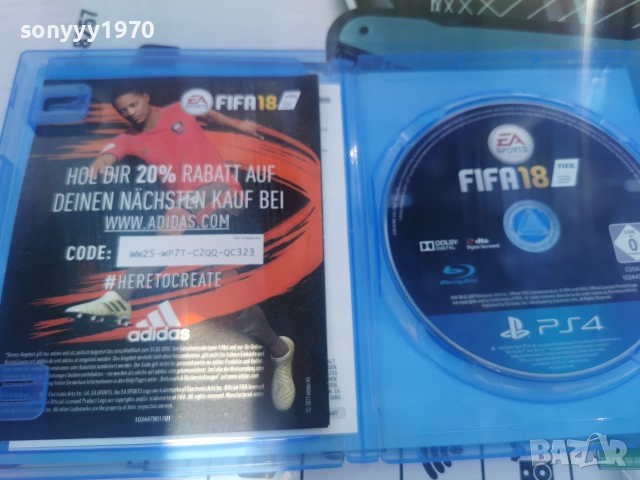 SONY PS4 FIFA 18 0507260927, снимка 8 - Игри за PlayStation - 55159628