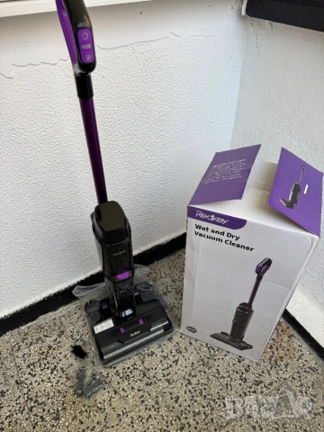 Безжична Прахосмукачка за Сухо и Мокро Redkey W15 с Моп Самопочистване, Двойни резервоари, 3 Режима!