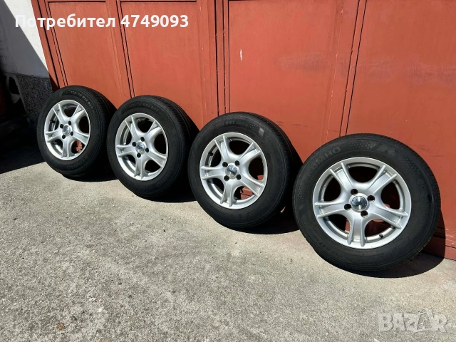 Алуминиеви джанти с гуми 