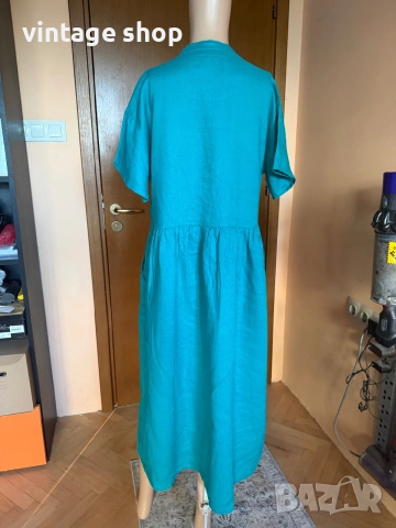 Рокля 100% лен Bitte Kai Rand, размер L/XL, снимка 6 - Рокли - 55218136