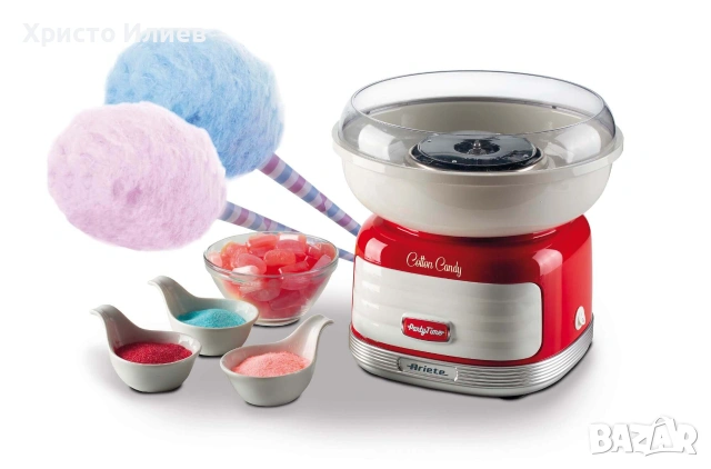 Машина за захарен памук Ariete COTTON CANDY PARTY TIME, снимка 2 - Други - 55220600