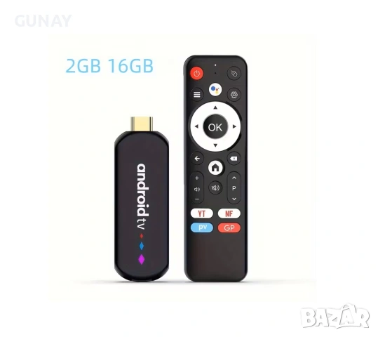 ANDROID 14 ТВ СТИК - 4K 2GB16GB S905L3 - TV Stick Донгъл box тв бокс, Smart TV Box Мултимедия Плейър