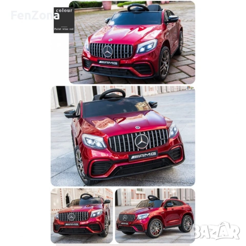 Акумулаторен джип Mercedes GLC63 COUPE 4X4 с меки гуми 12V, снимка 10 - Други - 54972496