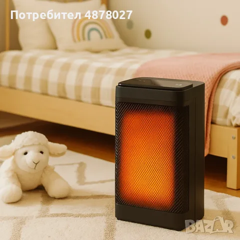 Керамичен нагревател HotVex ceramic heater 1500 W + Дистанционно, снимка 7 - Отоплителни печки - 55595135