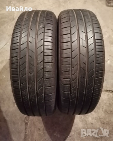 Продавам 2 броя летни гуми 195.65.15 на 1 сезон дот 2023 KUMHO 