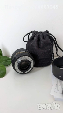 Oбектив Nikkor AF-S 50 mm 1.8G, снимка 3 - Обективи и филтри - 54305224
