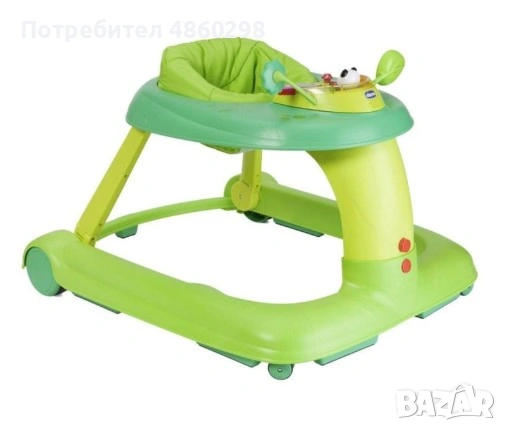Проходилка Chicco 3 в 1 - Baby Walker, зелена, снимка 3 - Други - 54955584